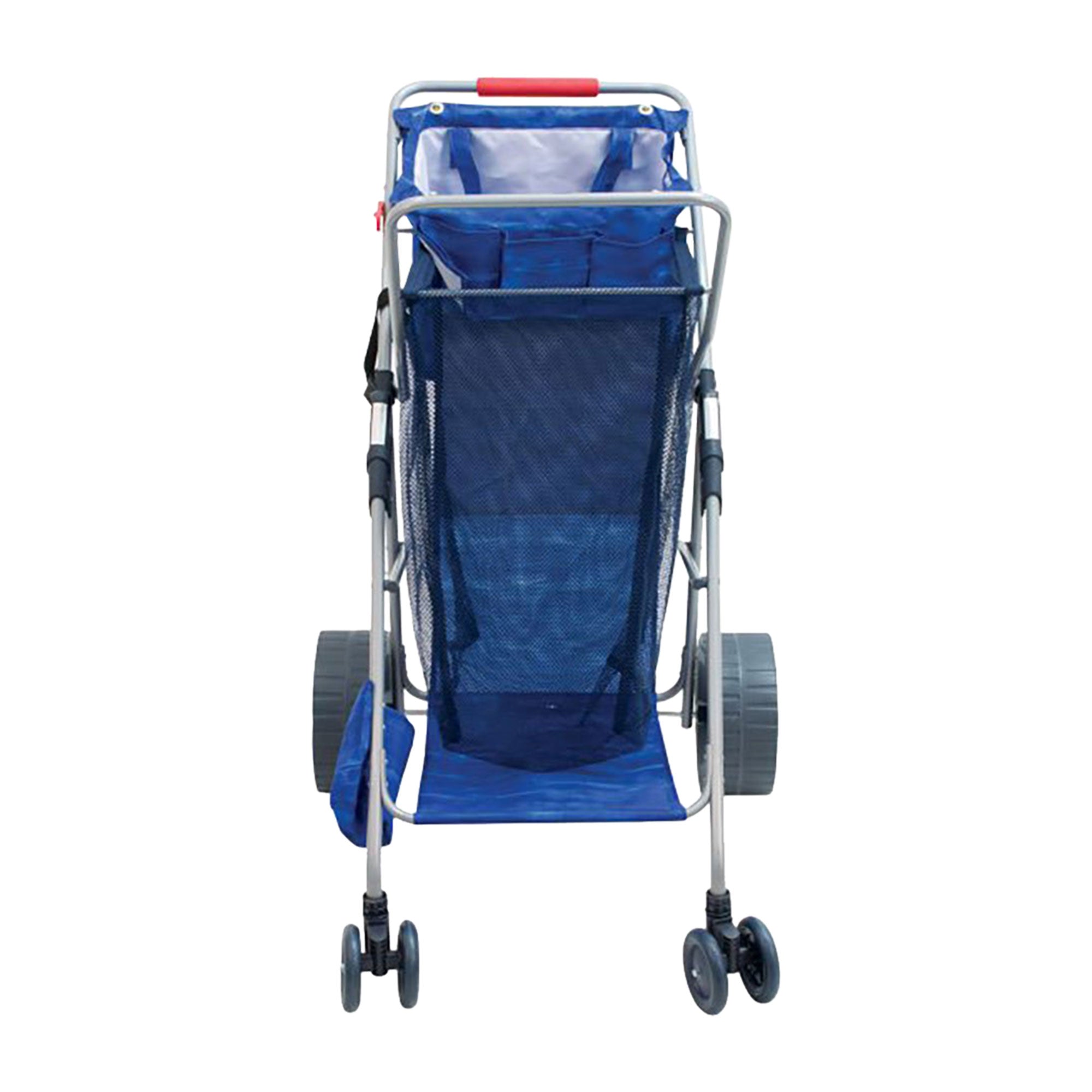 RIO Brands Deluxe Wonder Wheeler Beach Outdoor Utility Cart, Blue (Used)