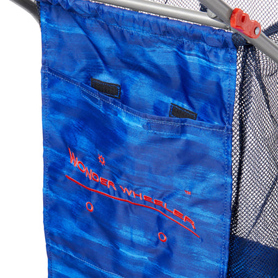 RIO Brands Deluxe Wonder Wheeler Beach Outdoor Utility Cart, Blue (Used)