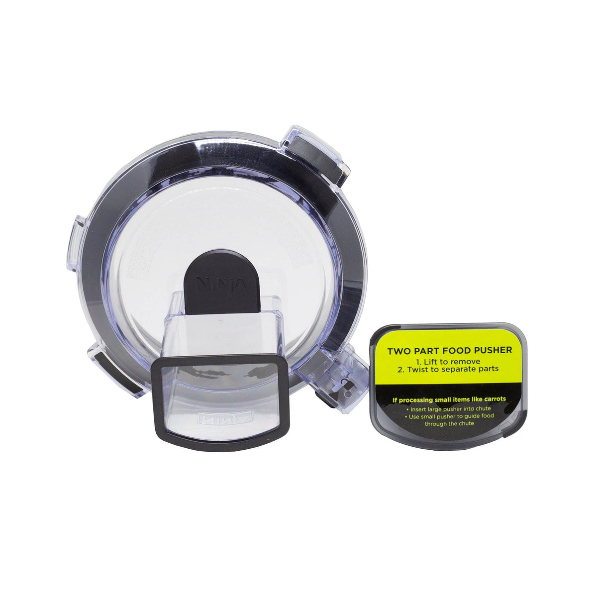 Ninja Kitchen Auto-IQ Food Processor Chute Locking Lid + Blended Drink Handbook