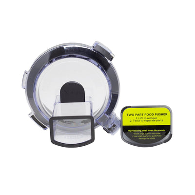 Ninja Kitchen Auto-IQ Food Processor Chute Locking Lid + Blended Drink Handbook