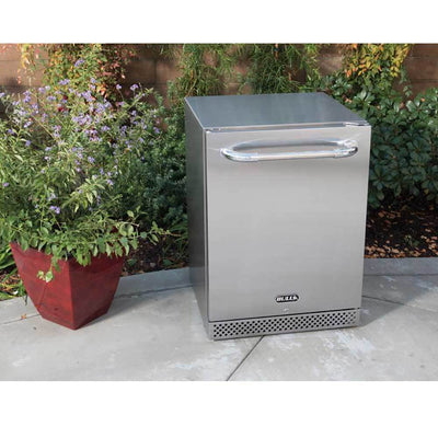 Bull Lonestar Natural Gas Barbecue Grill Head, Double Doors & Refrigerator