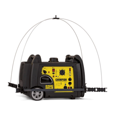 Champion 3100 Watt Quiet Gasoline Inverter Generator + Storm Shield Cover