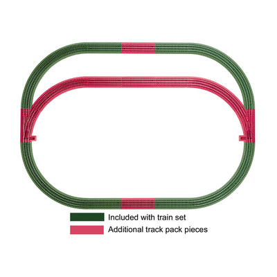 Lionel Trains Fastrack Outer Passing Loop Add On Train Track Set (Open Box)