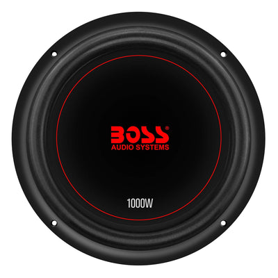 Boss Chaos 10 Inch 1000 Watt Dual Voice Coil 4 Ohm Car Audio Subwoofer (Used)