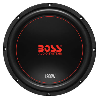 Boss Chaos Exxtreme 12 Inch 1200 Watt Dual Voice Coil 4 Ohm Car Audio Subwoofer (Used)