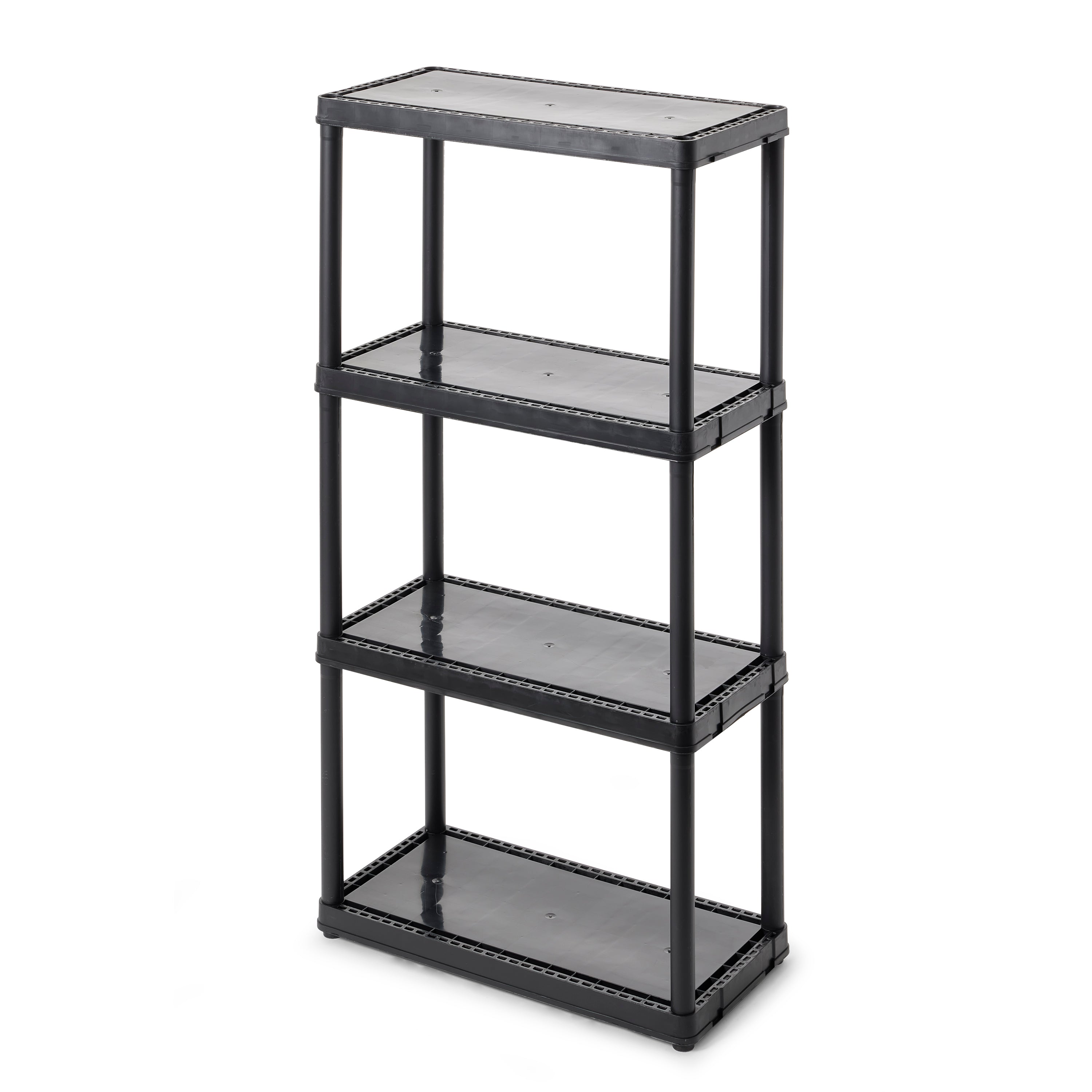 Gracious Living 4 Tier Shelf Indoor Garage Storage Shelving Unit (6 Pack) - VMInnovations