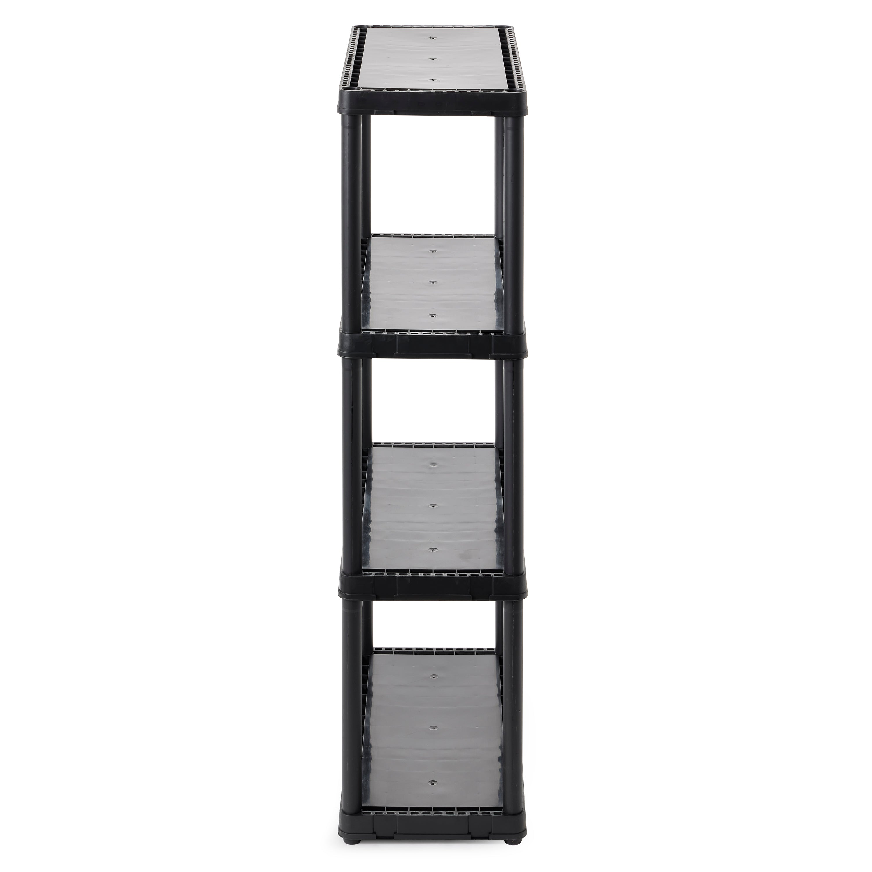 Gracious Living 4 Tier Shelf Indoor Garage Storage Shelving Unit (6 Pack) - VMInnovations