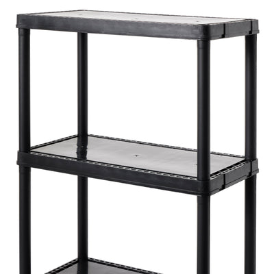 Gracious Living 4-Tier Shelf Indoor Garage Storage Shelving Unit (7 Pack) - VMInnovations