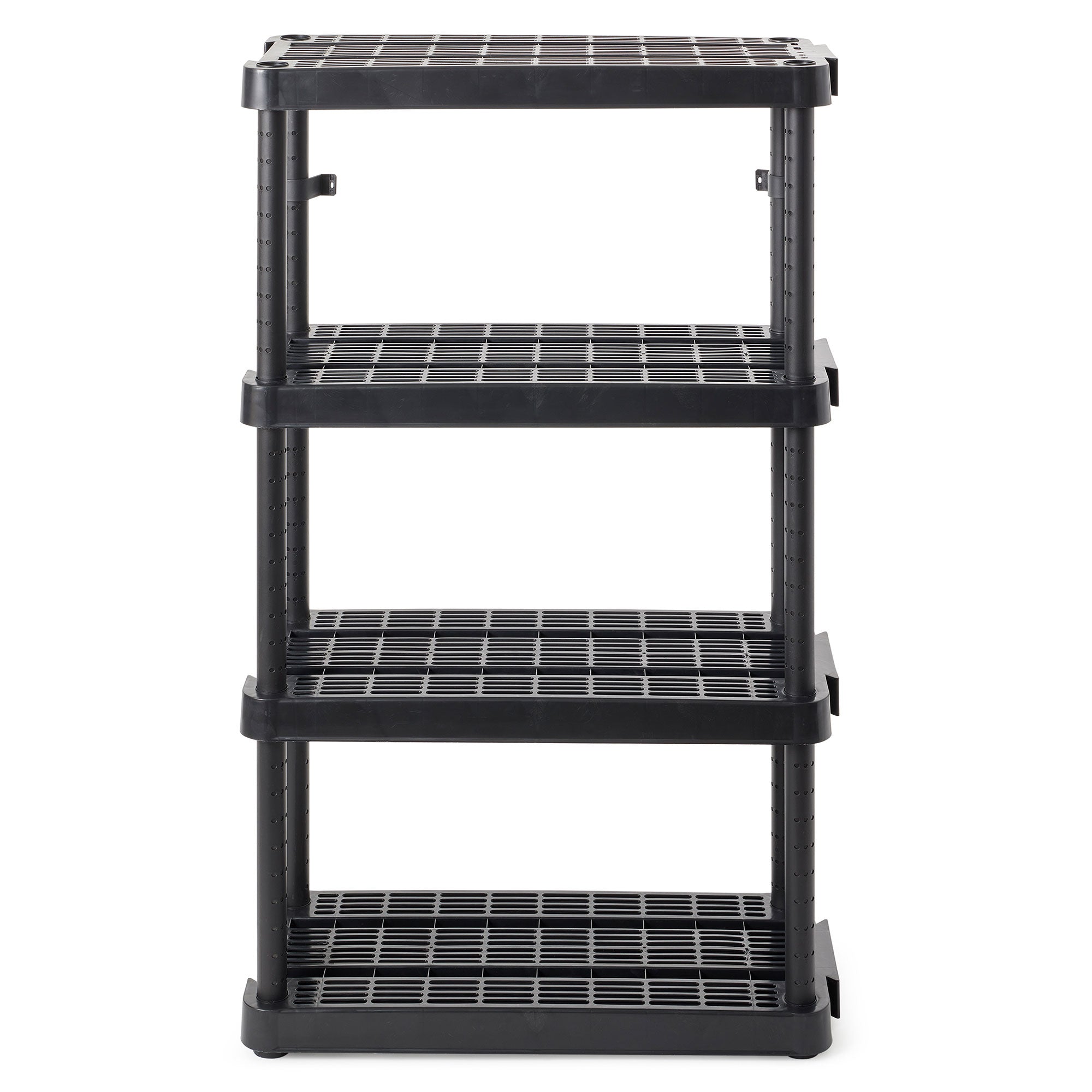 Gracious Living Extra Wide Light Duty Garage Storage Shelves, Black (Open Box) - VMInnovations