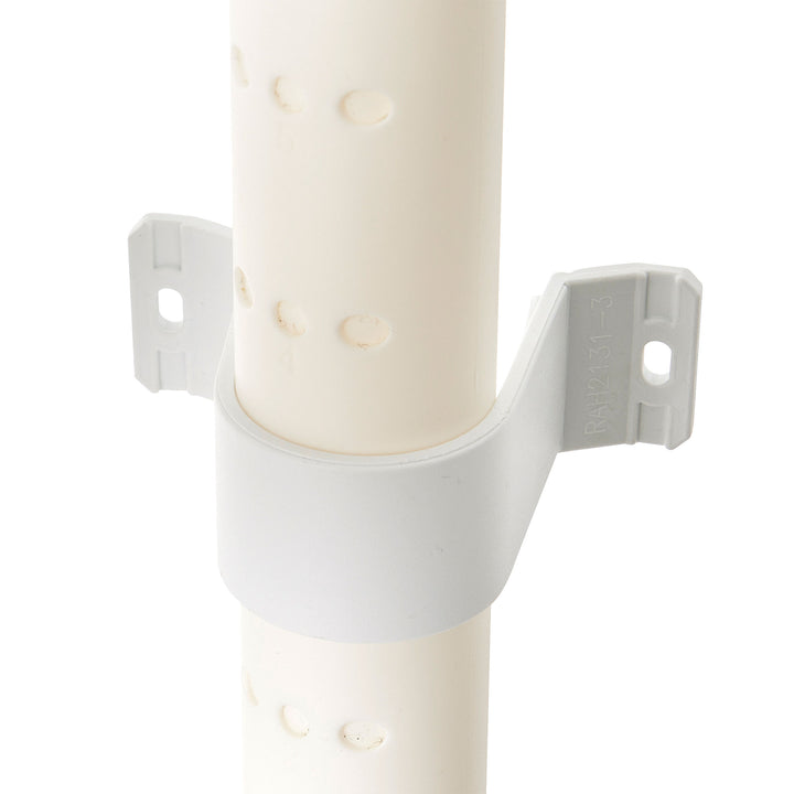 Gracious Living 4 Shelf Adjustable Height Ventilated Medium Duty Storage, White