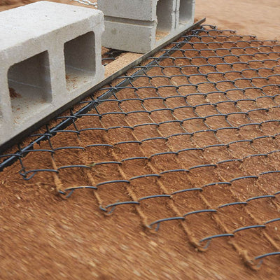 Yard Tuff 5 x 4 Foot Steel Chain Rake Field Leveling ATV Drag Harrow (Open Box) - VMInnovations