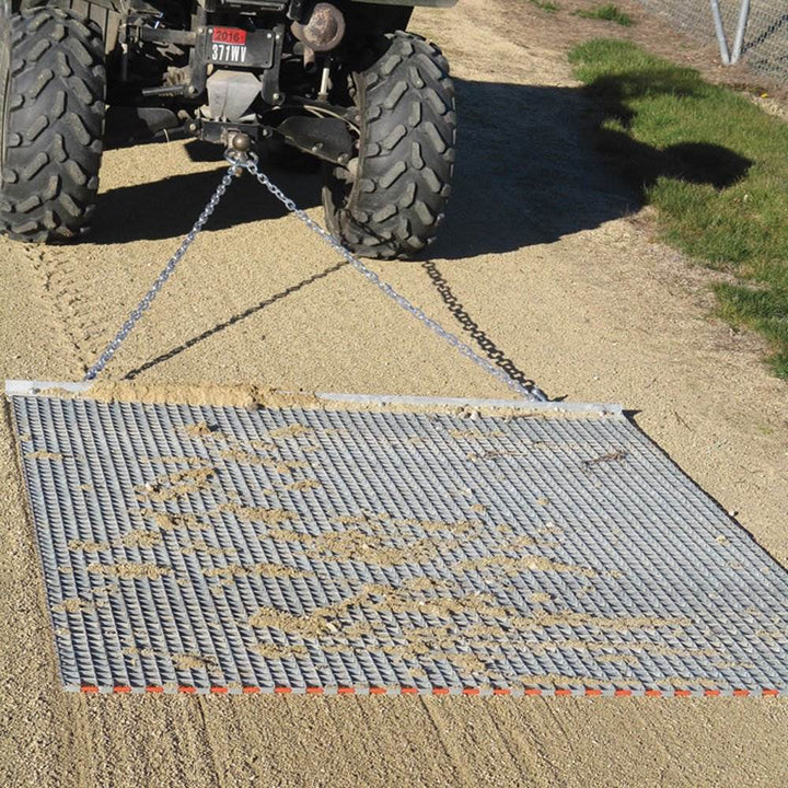 Yard Tuff 5 x 4.5 Foot Steel Chain Field Lawn Level ATV Drag Mat (Open Box)