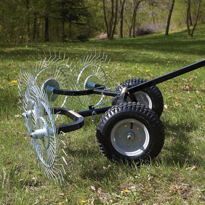 Yard Tuff Acreage Rake, Steel Tow Behind Dethatcher for Lawn/Garden, 48 In(Used) - VMInnovations