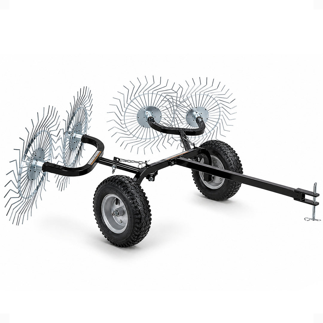 Yard Tuff Acreage Rake, Steel Tow Behind Dethatcher for Lawn/Garden, 48 In(Used)