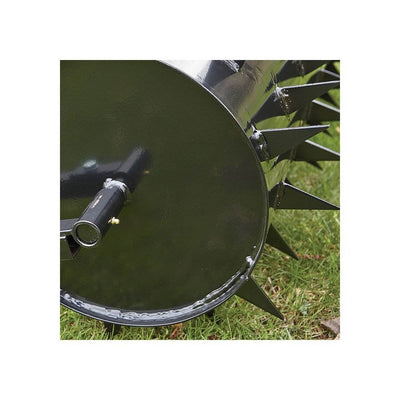 Yard Tuff Steel Spike Lawn Aerator Roller with 36-Inch Width, Black (Damaged) - VMInnovations