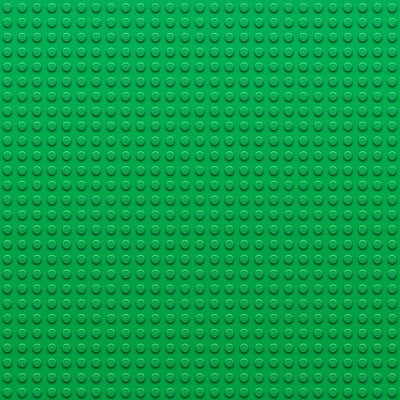 LEGO Base 32 x 32 Stud Building Plate 10 x 10 Inch Platform, Green (2 Pack)