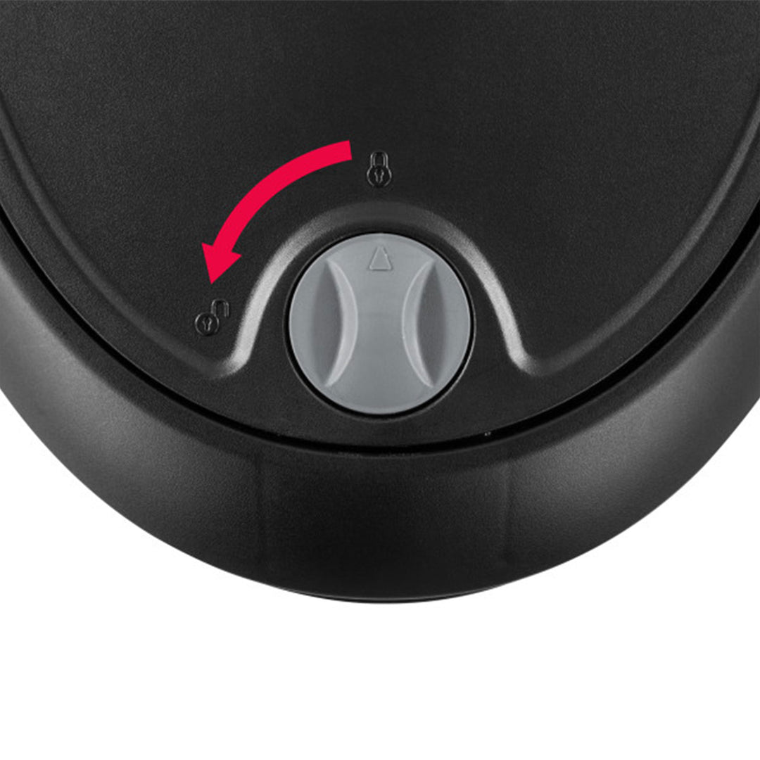 Sterilite 12.6 Gallon Locking Lid Step On Kitchen Wastebasket Trashcan, 2 Pack