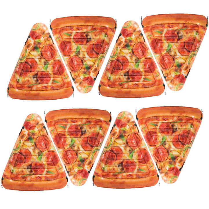 Intex Giant Inflatable Pizza Slice Float For Beach or Swimming Pool  (8 Pack) - VMInnovations