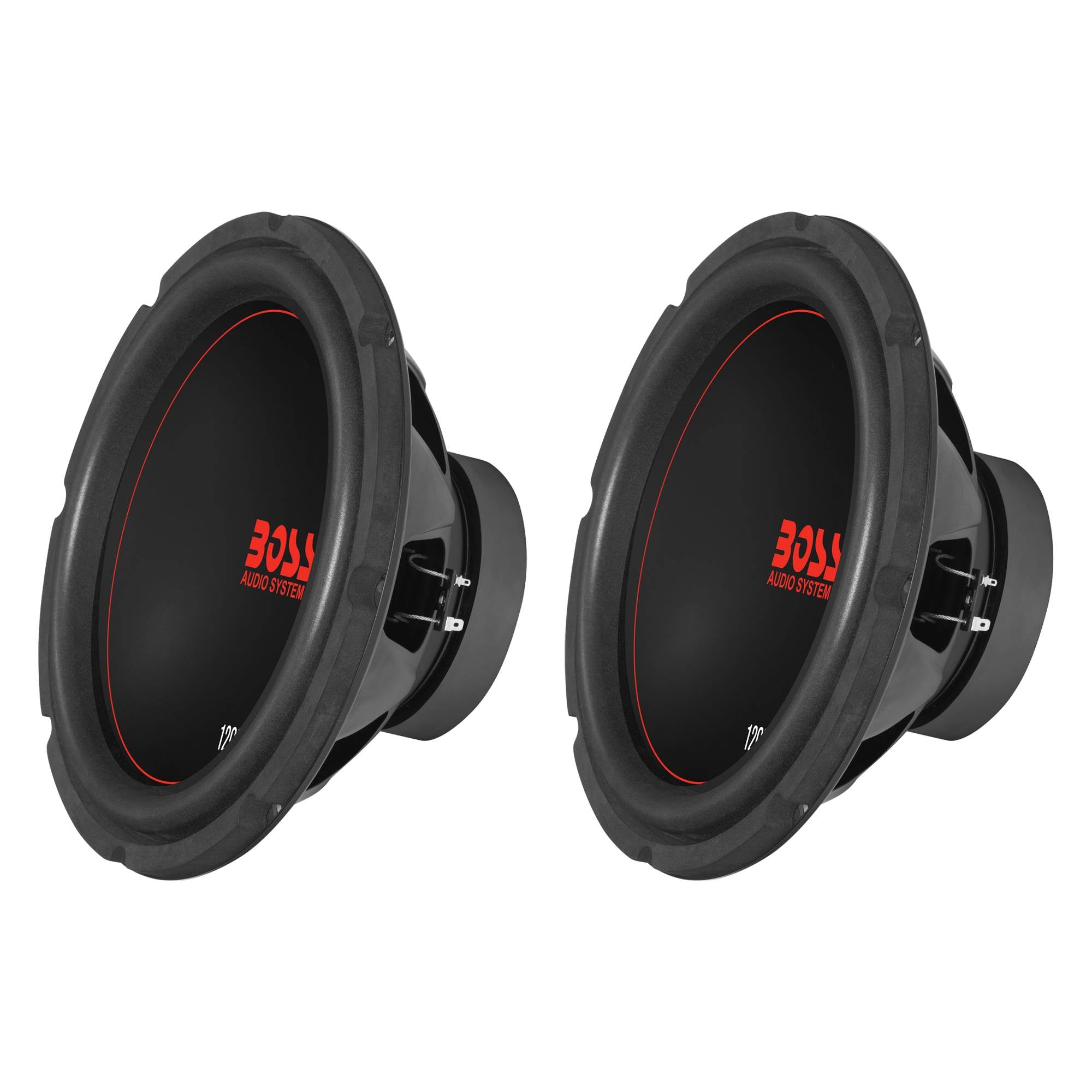 Boss Chaos Exxtreme 12" 1200W Dual Voice Coil 4 Ohm Car Audio Subwoofer (2 Pack) - VMInnovations
