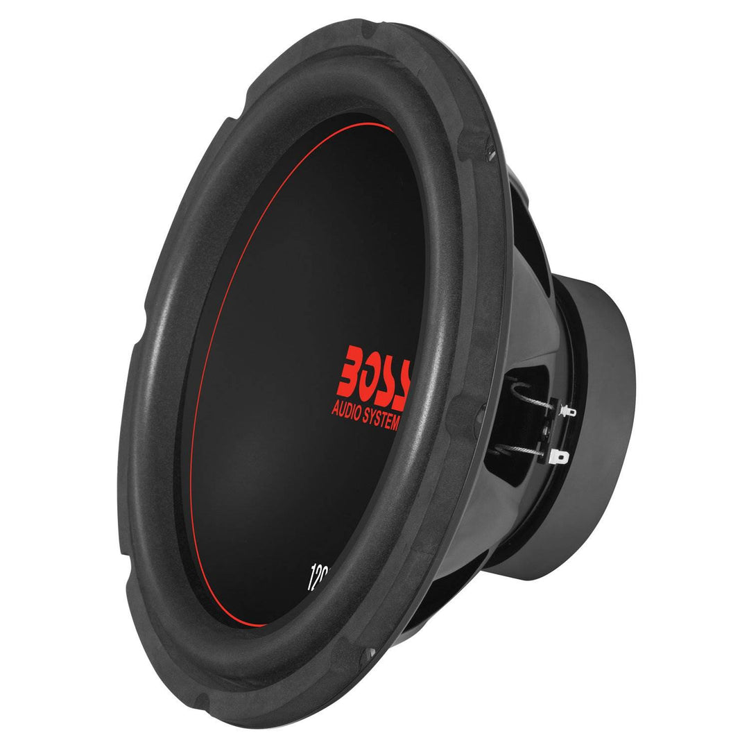 Boss Chaos Exxtreme 12" 1200W Dual Voice Coil 4 Ohm Car Audio Subwoofer (2 Pack)