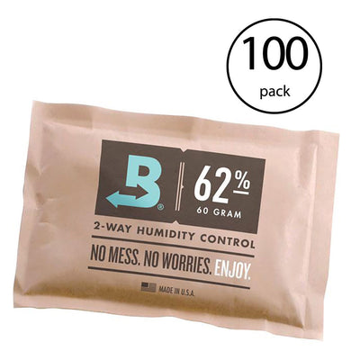 Boveda 67g Humidity Control Pack, 62% RH 2-Way Herbal Preservative (100 Pack)