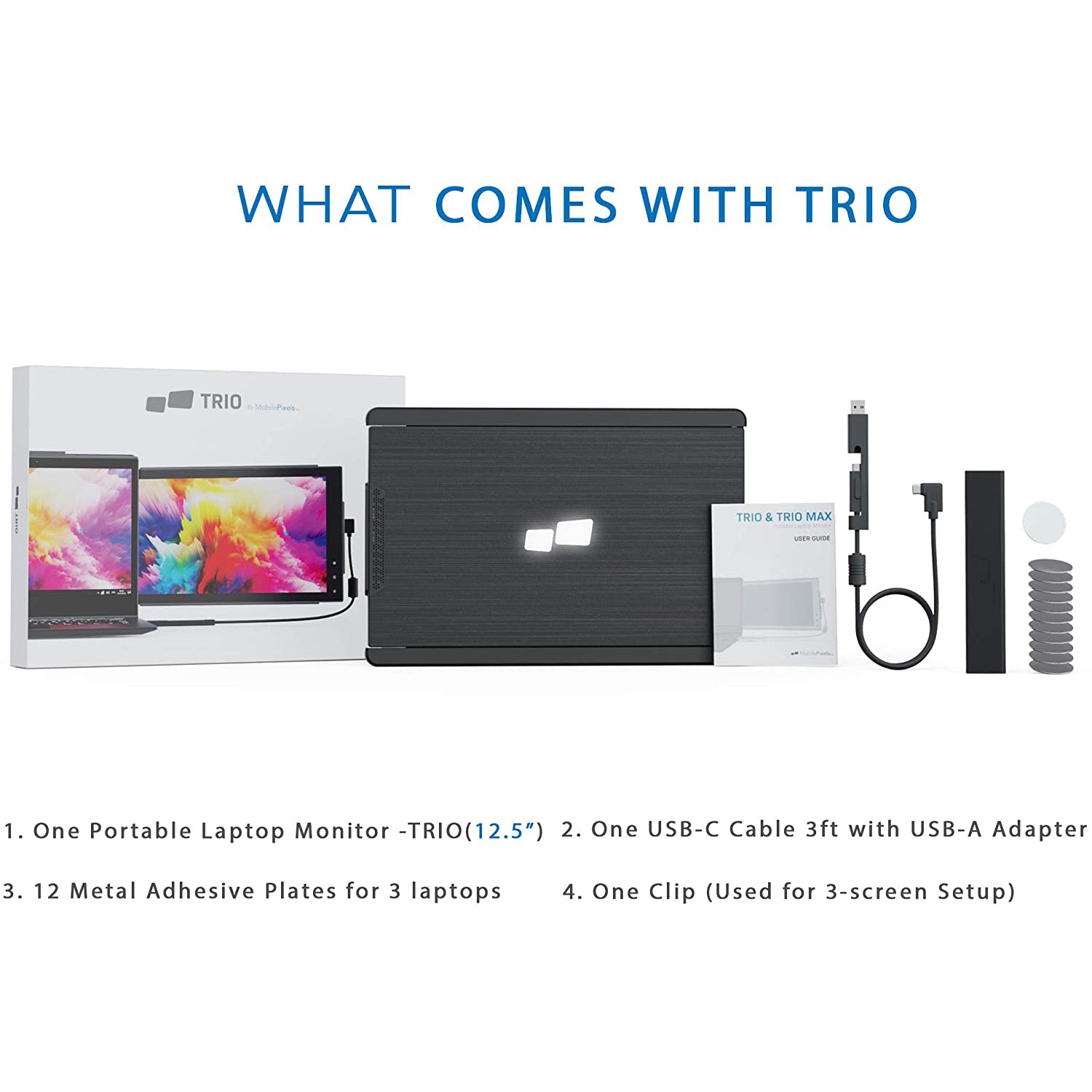 Mobile Pixels Trio Portable 12.5 Inch Monitor Extension for Laptops (Open Box) - VMInnovations