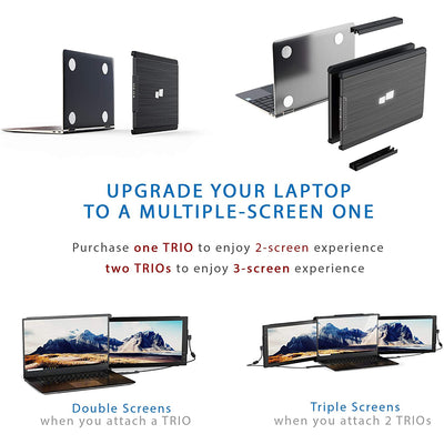 Mobile Pixels Trio Portable 14 Inch Monitor Extension for Laptops (For Parts)