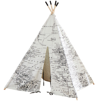 Wonder&Wise Around the World Indoor Childrens Kids Foldable Play Teepee Tent