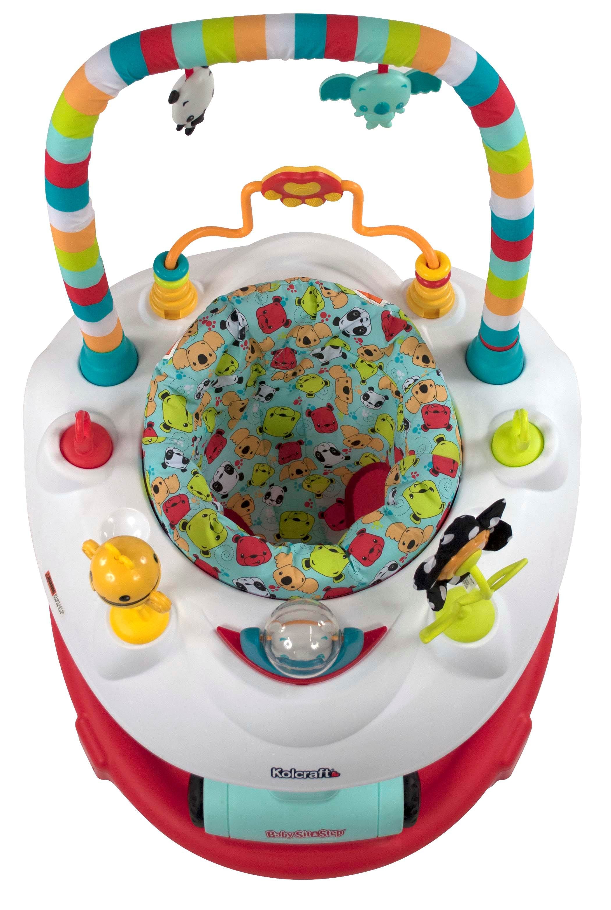 Kolcraft Baby Sit & Step 2-in-1 Activity Center & Walker w/ Toys (Open Box) - VMInnovations