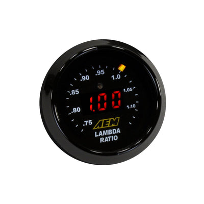 AEM Electronics Original Wideband O2 UEGO Air/Fuel Ratio Gauge, Black (Open Box)