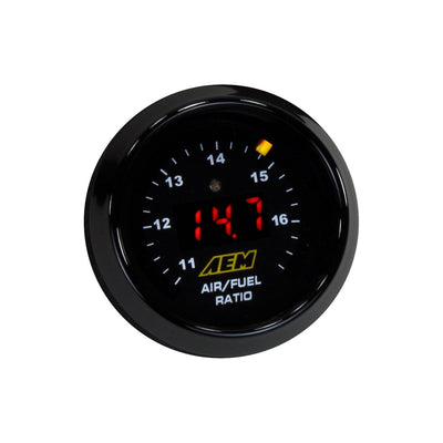 AEM Electronics Original Wideband O2 UEGO Air/Fuel Ratio Gauge, Black (Open Box)