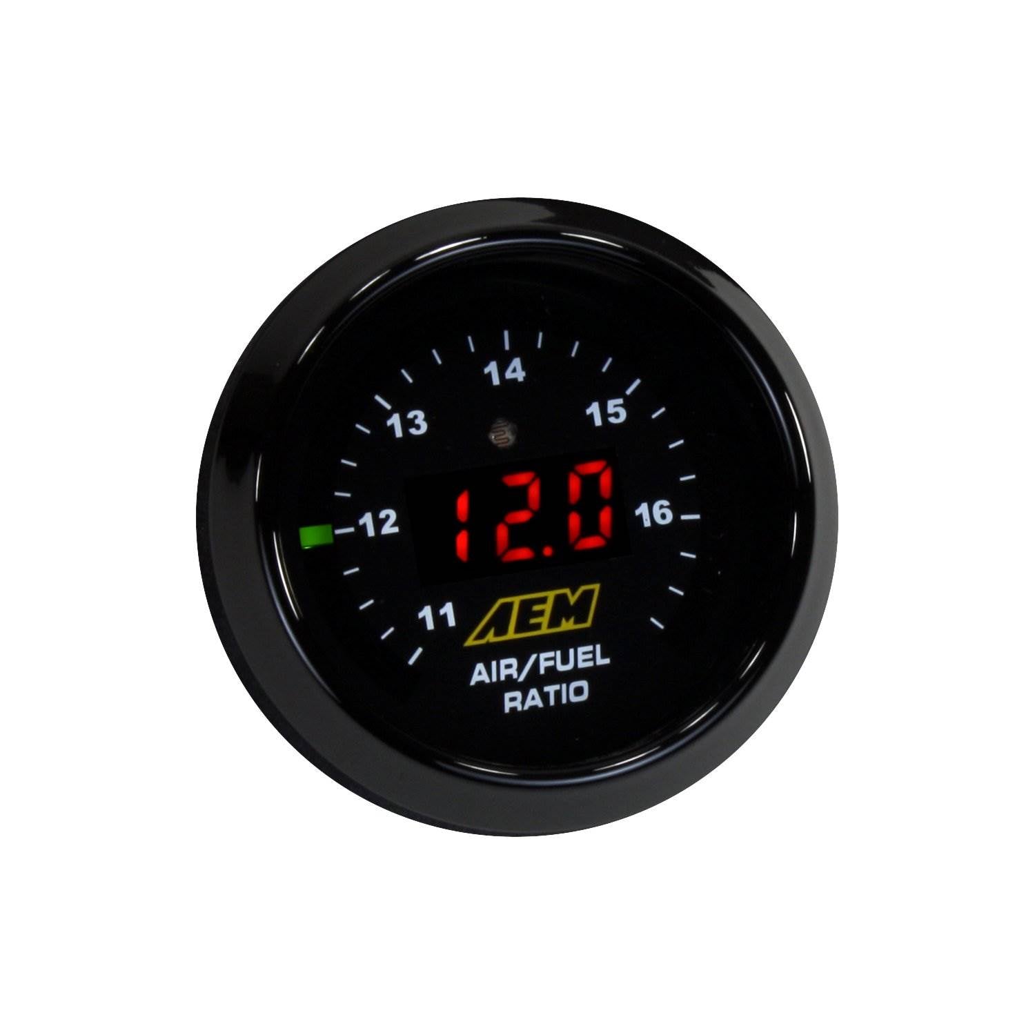 AEM Electronics Original Wideband O2 UEGO Air/Fuel Ratio Gauge, Black (Open Box)