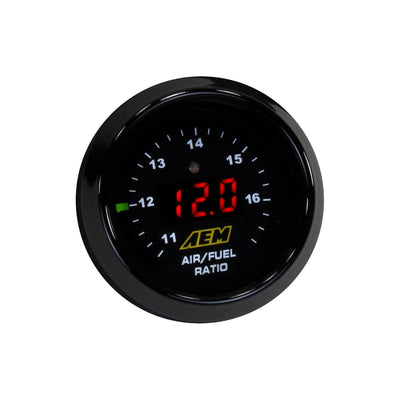 AEM Electronics Original Wideband O2 UEGO Air/Fuel Ratio Gauge, Black (Open Box)