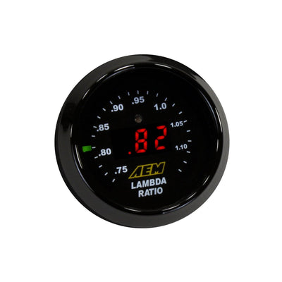 AEM Electronics Original Wideband O2 UEGO Air/Fuel Ratio Gauge, Black (Open Box)