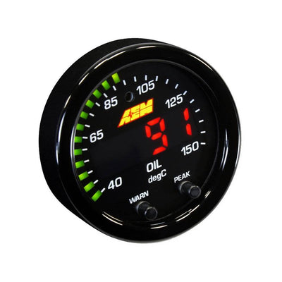 AEM Electronics X Series Water/ Oil Temperature Digital Gauge (Open Box)