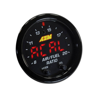AEM Electronics X-Series OBDII Wideband UEGO AFR Gauge, Black (Open Box)