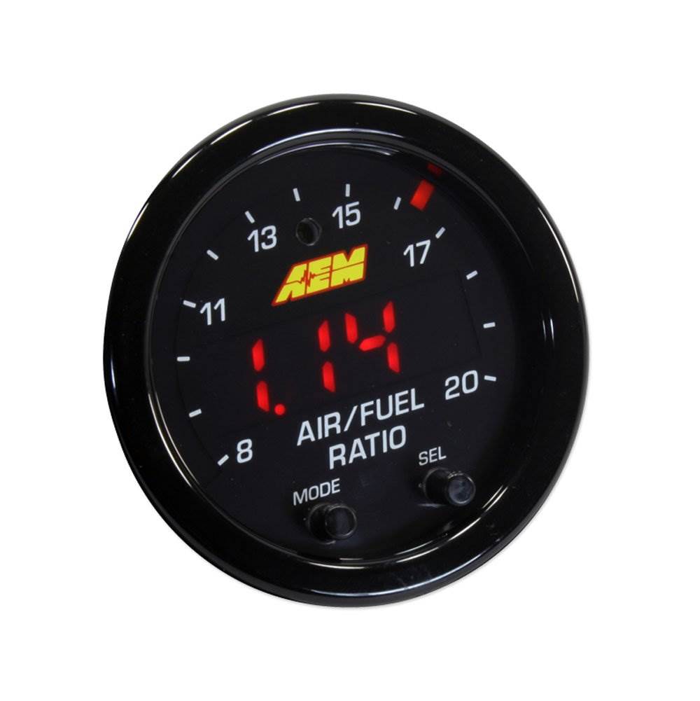 AEM Electronics X-Series OBDII Wideband UEGO AFR Gauge, Black (Open Box)