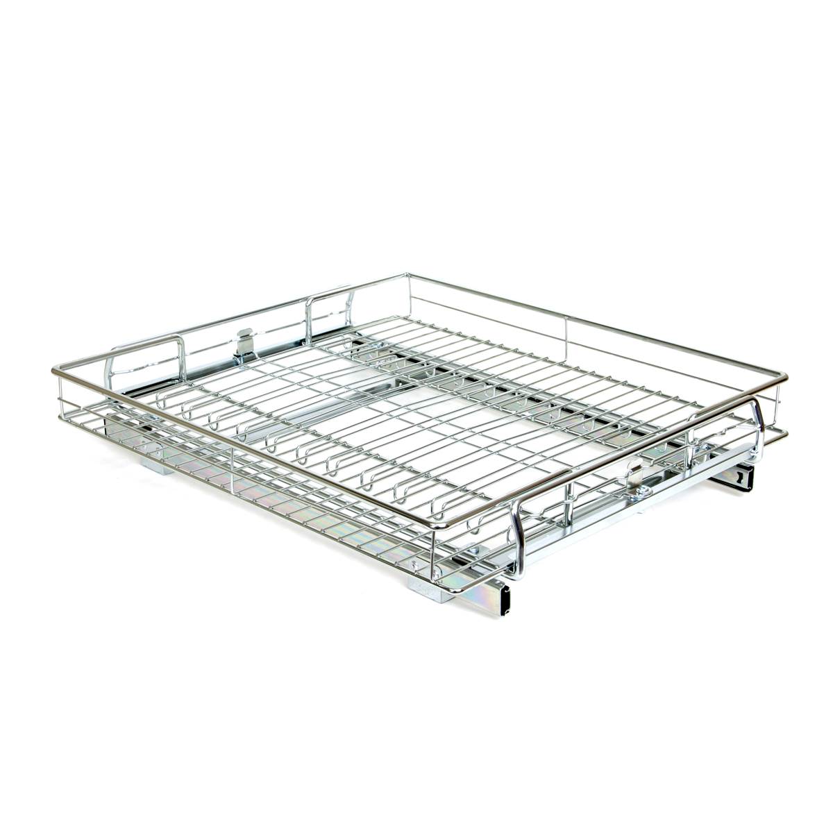 Origami Steel Sliding Pullout Drawer Organizer, Adjustable 13"-21" Width, 2 Pack - VMInnovations