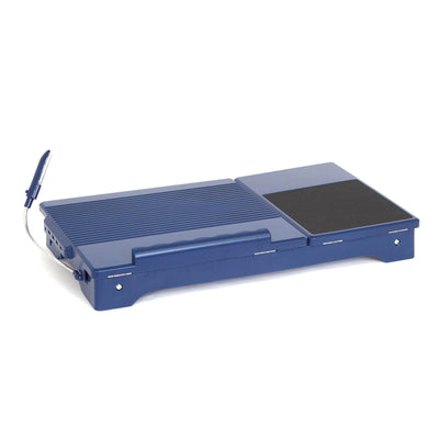 Origami Multi Functional Laptop Computer Tray Table Stand with LED Light, Blue