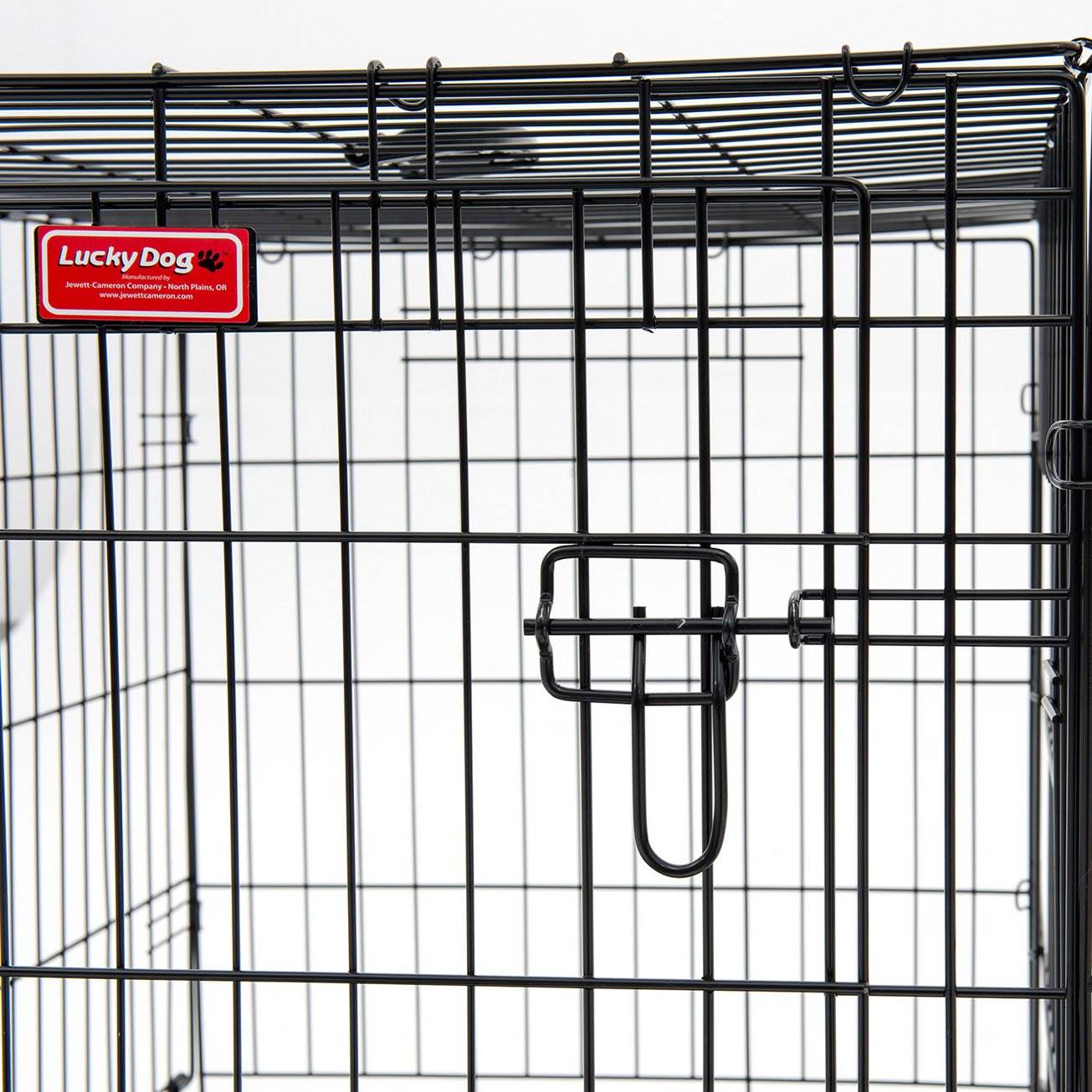 Lucky Dog 2 Door Dog Kennel w/ Leak Proof Removable Pan, Extra Large (Open Box)