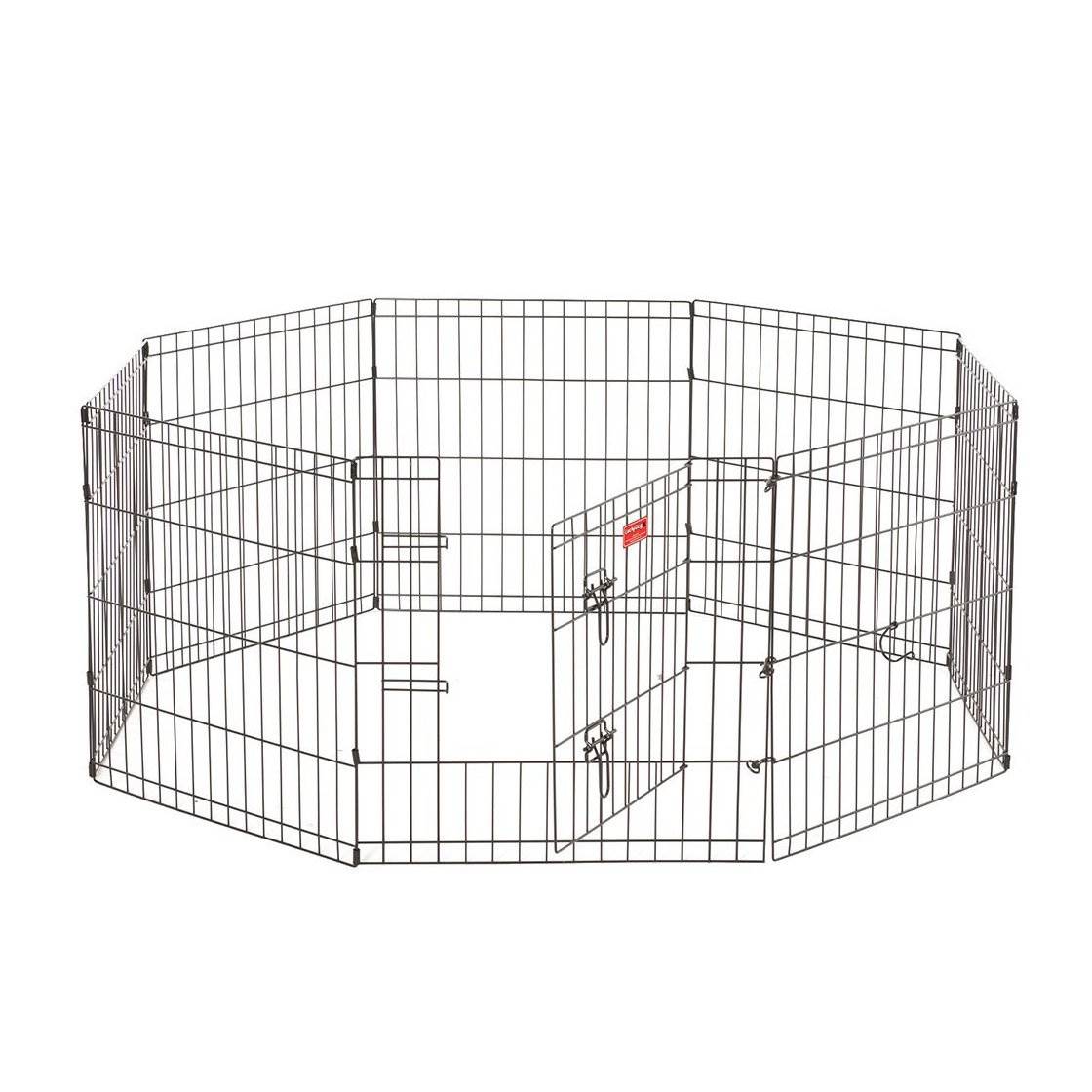 Lucky Dog Modular Pet Indoor Outdoor Portable Puppy Play Pen, 24in (Used)