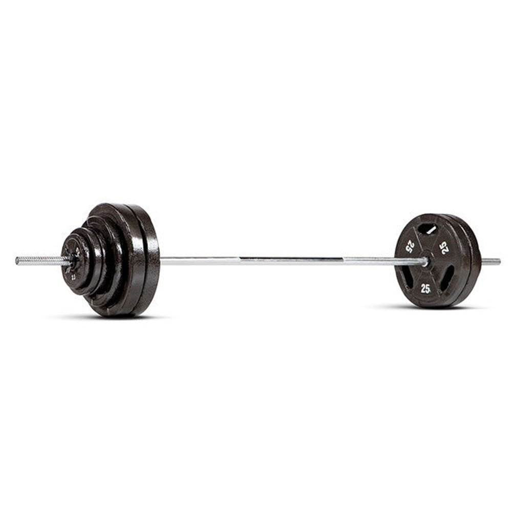 Marcy Home Gym Fitness Deluxe Cage System with Bench and 160 lb. Weight Set