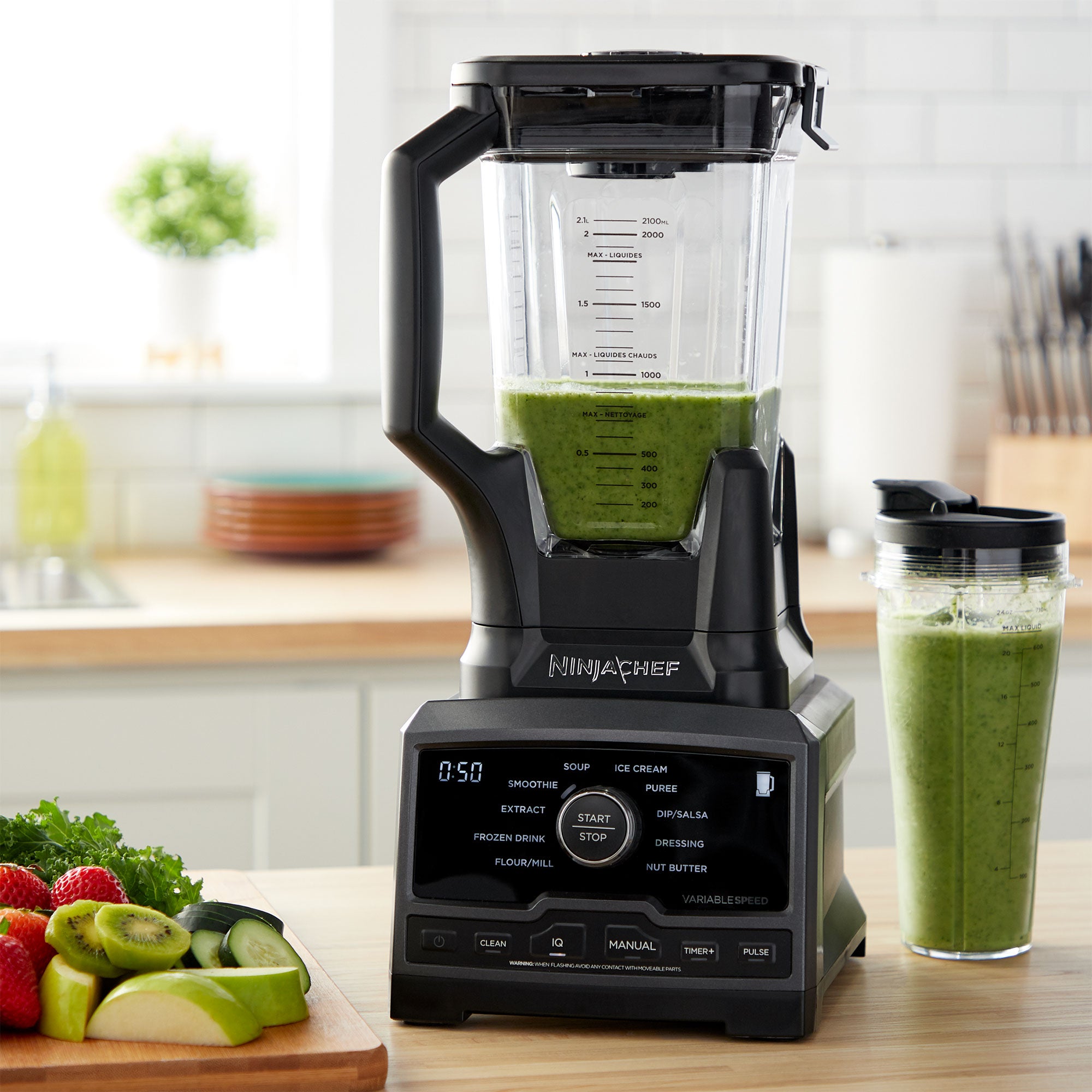 Ninja Chef Professional 1500 W High Speed Blender Food Processor Duo w/ Cup