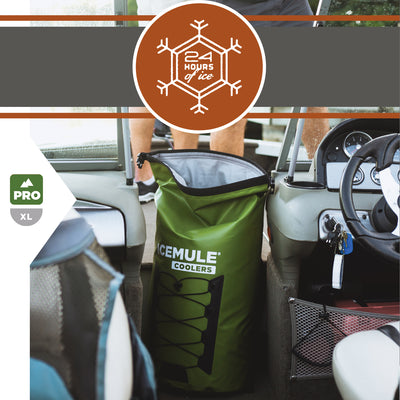 IceMule Pro Large 23 Liter 18 Can Soft Waterproof Backpack Cooler Bag (Open Box)