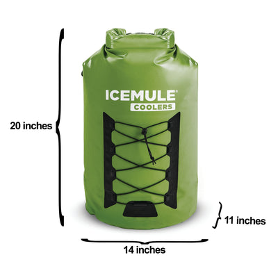 IceMule Pro XLarge 33 Liter 24 Can Soft Waterproof Backpack Cooler Bag(Open Box)
