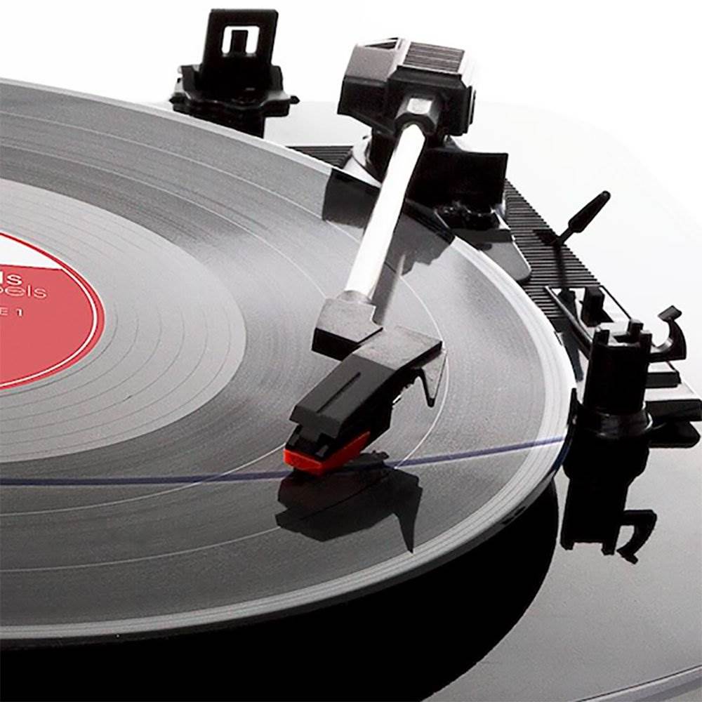ION Audio Max LP 3-Speed Turntable Converter, Glossy Black (Open Box)