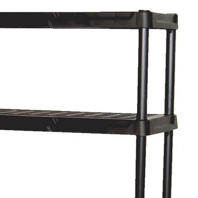 Contico 36 x 24 x 72 Inch 5 Tier Resin Outdoor & Garage Storage Shelf, 2 Pack