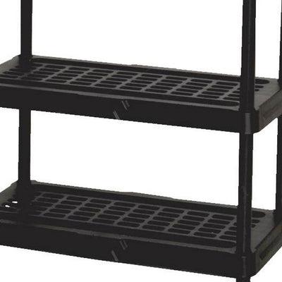 Contico 36 x 24 x 72 Inch 5 Tier Resin Outdoor & Garage Storage Shelf, 2 Pack