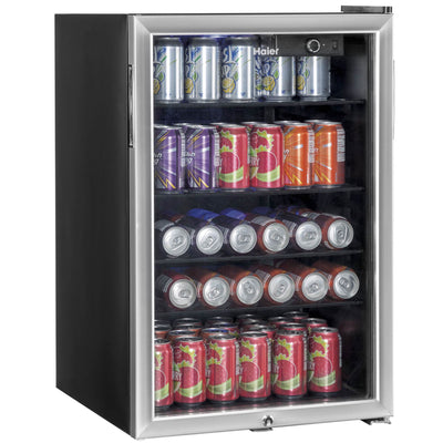 Haier 150 Can Capacity Stainless Cooler & Compact Beverage Center (For Parts)