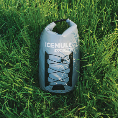 Icemule Grey Pro XLarge 24-Can Backpack Cooler with 33 Liter Capacity (Open Box)